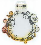 Fancy Pants - Glitter Cuts - Circle Web Frame